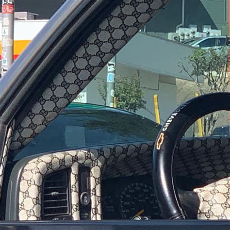 gucci car inside|gucci decor temporary.